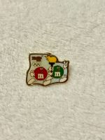 M&M Pin 1992 Olympia Fackel rot grün gebraucht guter Zustand