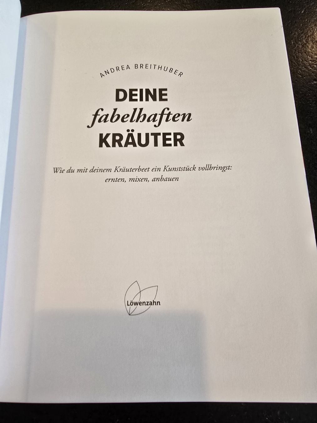Livres: "Deine fabelhaften Kräuter" - Daniela Breithuber – Neuf (Voir description) à St. Gallen par charly92 2