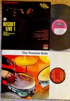 2 LPs : Bechet Live ! &  The Tremble Kids LPs GEWASCHEN