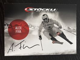 Alex Fiva Autogrammkarte signiert Top Zustand Rarität