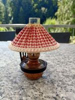 Petrollampe, Petroleumlampe mit Lampenschirm - Vintage Look!