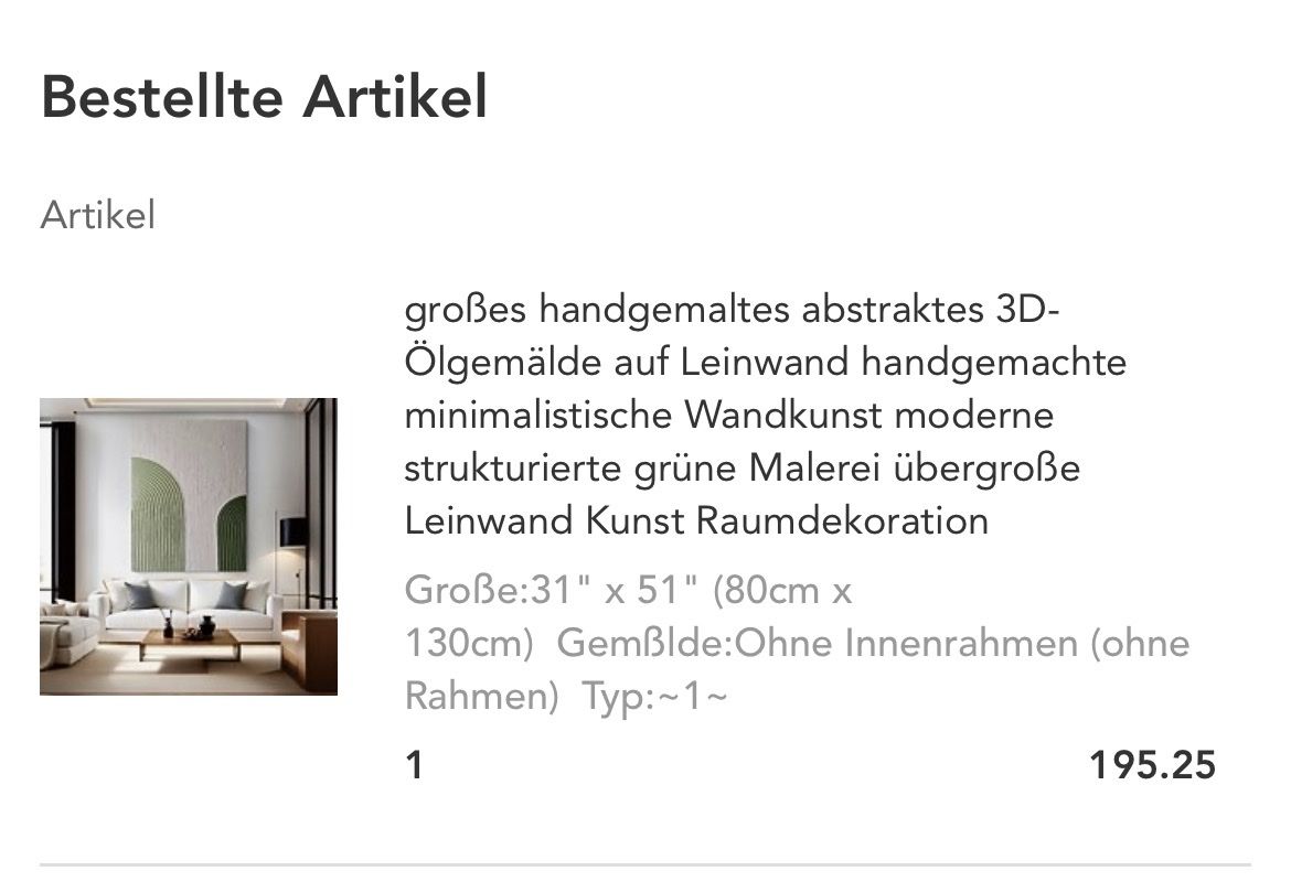 Tableaux: Ölgemälde 3-D auf Leinwand, handgemalt – Neuf (Voir description) à Steckborn par gavin123 6