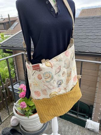 Farobag Wende-Tasche 49x42 cm NP 49.— Handmade