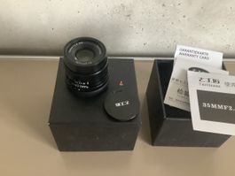 7Artisans 35mm 2.0 Sony E Fullframe 