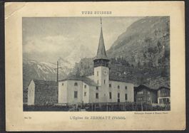 L' Eglise de Zermatt (VS), Phototypie