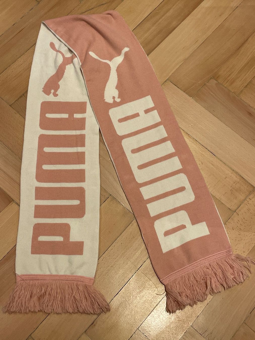 Puma Altro abbigliamento per bambina: Weiss-Rosa PUMA Schal (One Size) – Usato da Frasnacht venduto da GracyStore