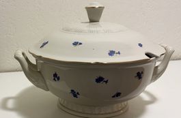 Suppenschüssel Soupière Langenthal 49 Porzellan Kornblumen