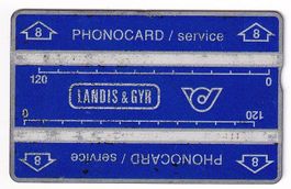 Landis & Gyr Service - Karte Österreich (8) Nr. 608K...