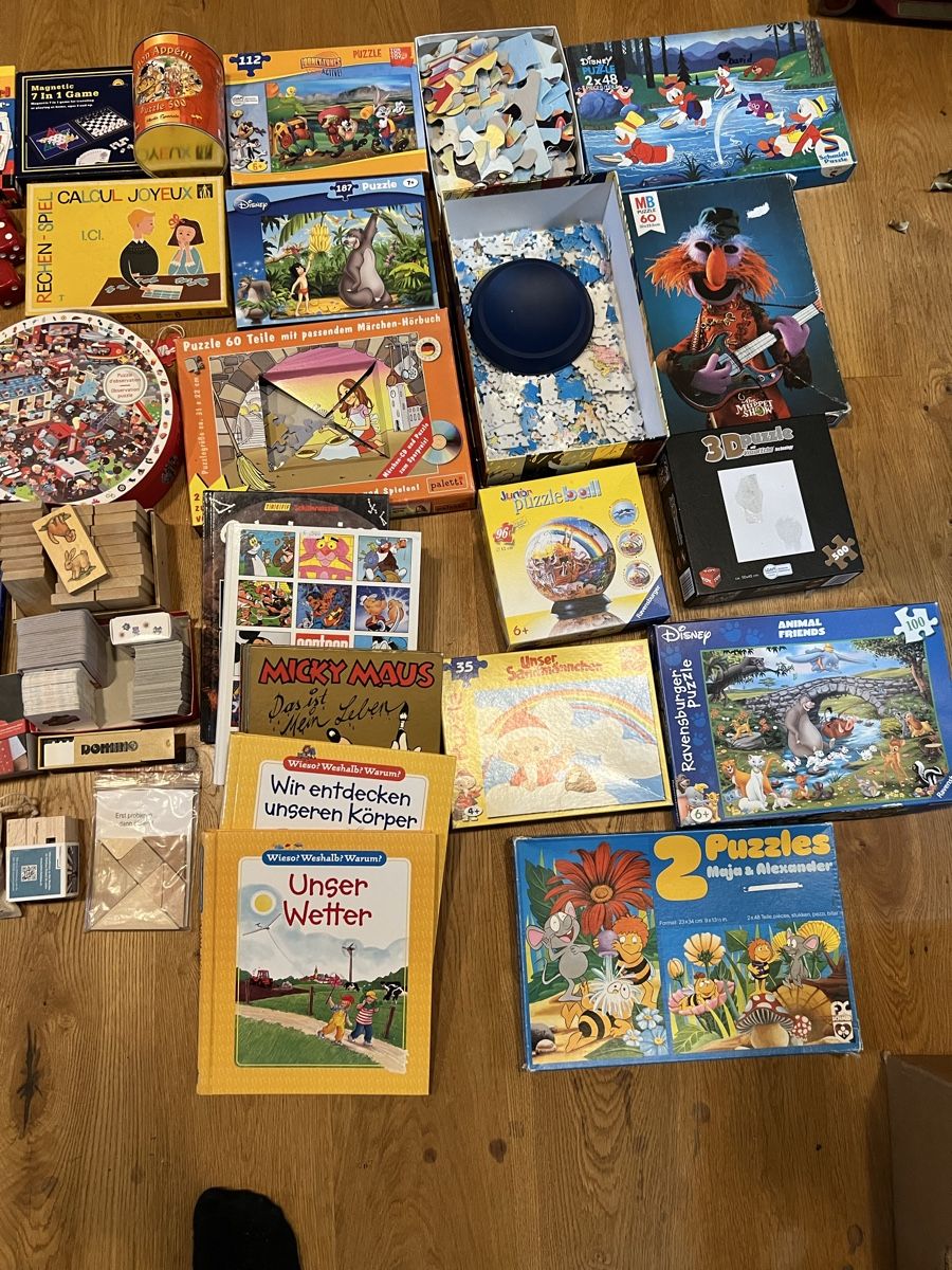 Spiele: Spielesammlung Kartenspiel, Puzzle, Memory, Quartett – Gebraucht aus Theilingen von ovi123 3