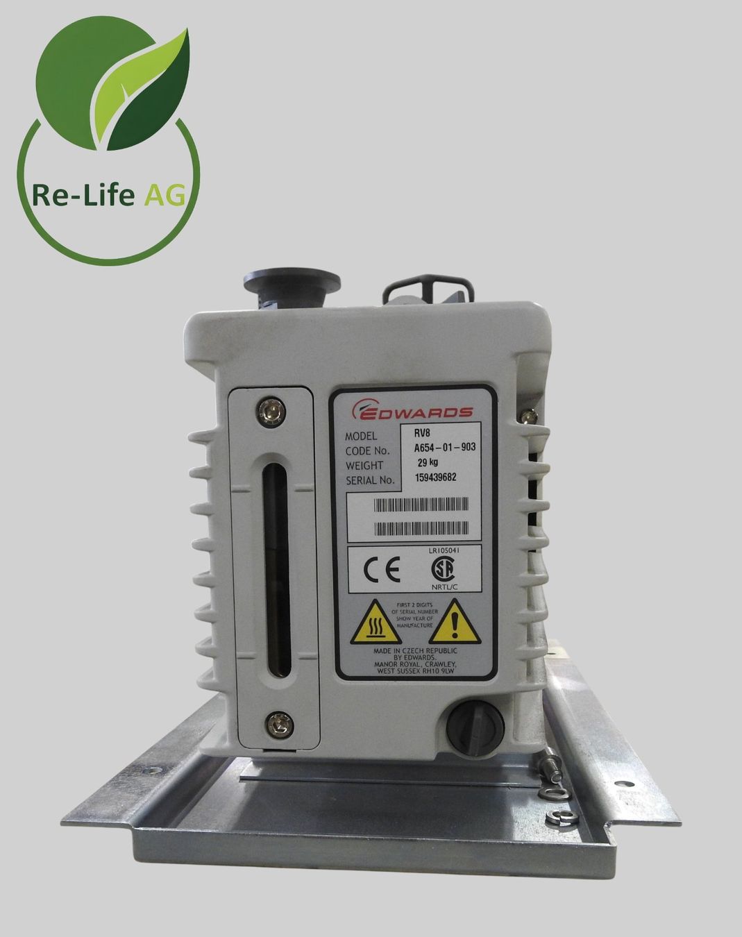 Accessori da laboratorio: EDWARDS RV 8 Laboratory Vacuum Pump – Usato da Reinach BL venduto da Re-LifeAG_Labor 4