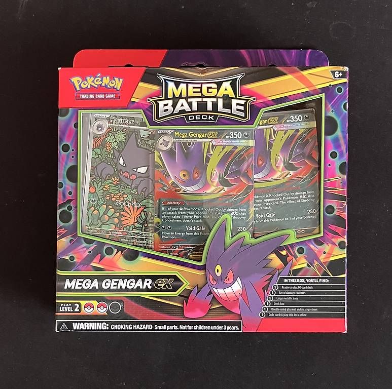 Pokémon Carte collezionabili: Pokémon Mega Battle Deck - Mega Gengar ex – Nuovo e nell'imballaggio originale da Novazzano venduto da sam_l5yk 1