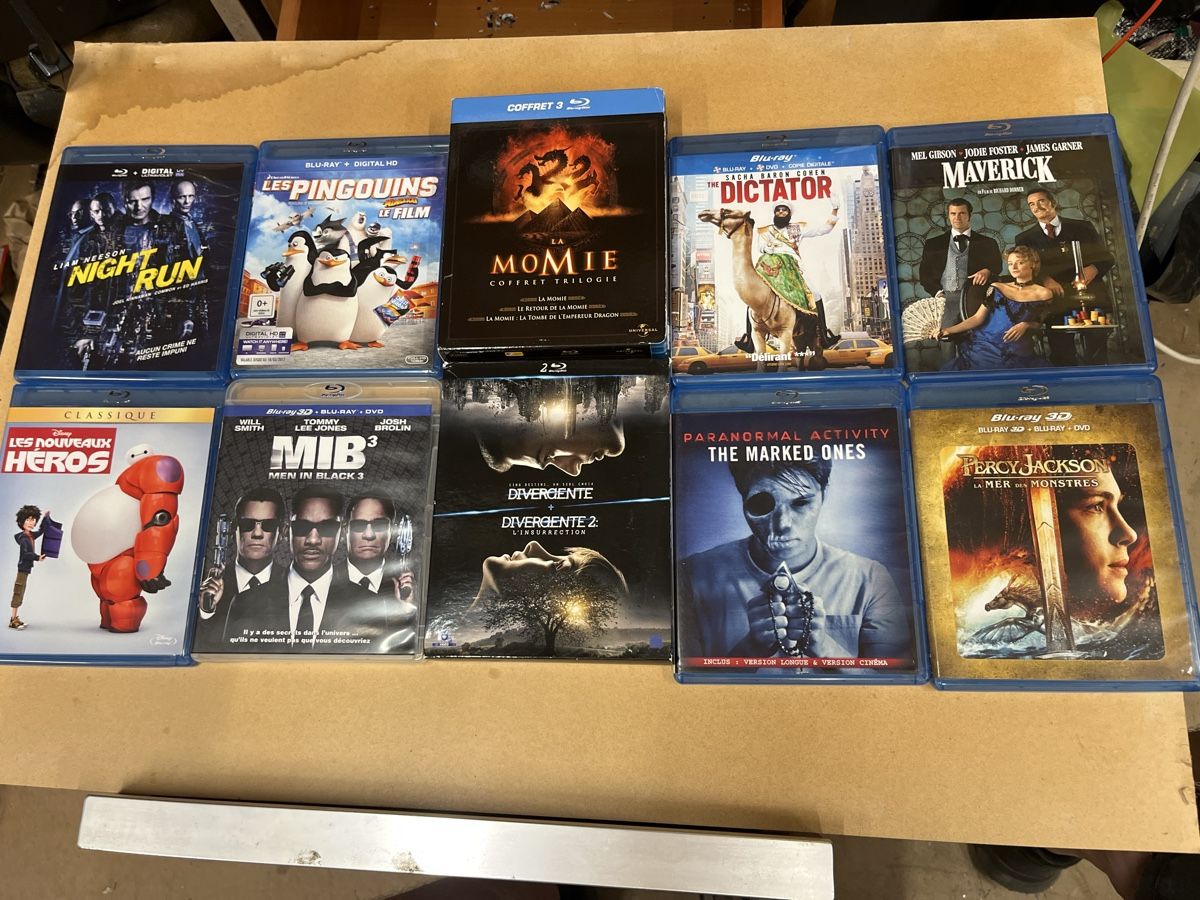 Tutti i DVDs: Blu-ray films divers titres état neuf – Usato da Onnens FR venduto da Daniel333