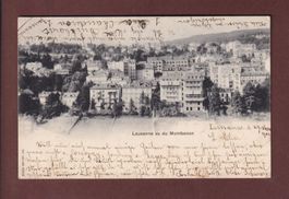 LAUSANNE vu de Montbenon - 1901