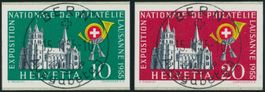 1955 - Lausanne - Blockauschnitte - ET Voll - deutsch·dt