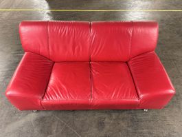 Notfall-Verkauf: 2x rote Sofas