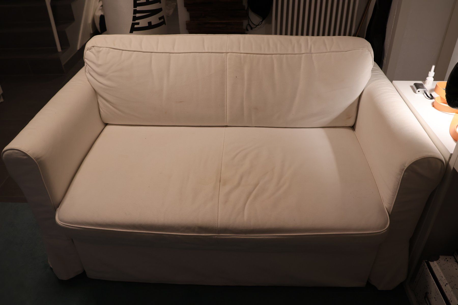 Divani: Couch Bettsofa Weiss – Usato da Therwil venduto da ant_gp5j 3