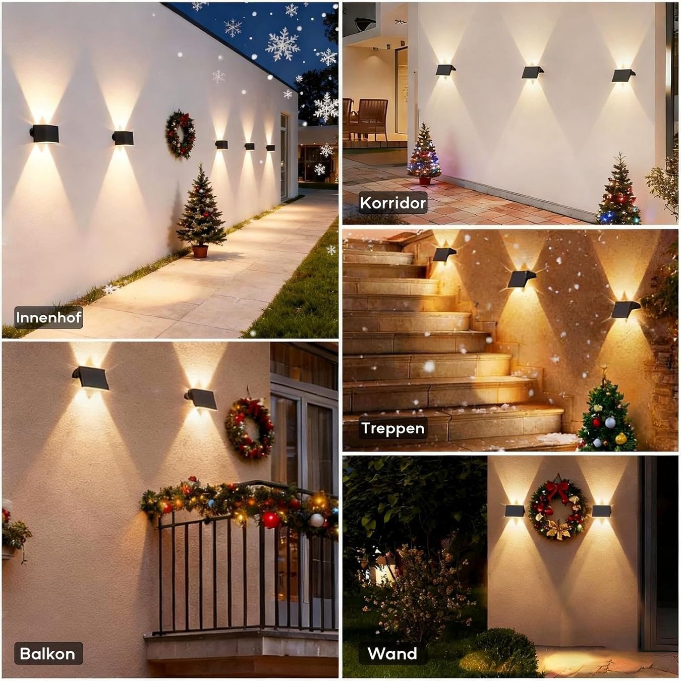 Lampen: Solar Wandleuchte aussen warmweiss 4er Set – Neu und originalverpackt aus Zürich von jasminleut 5