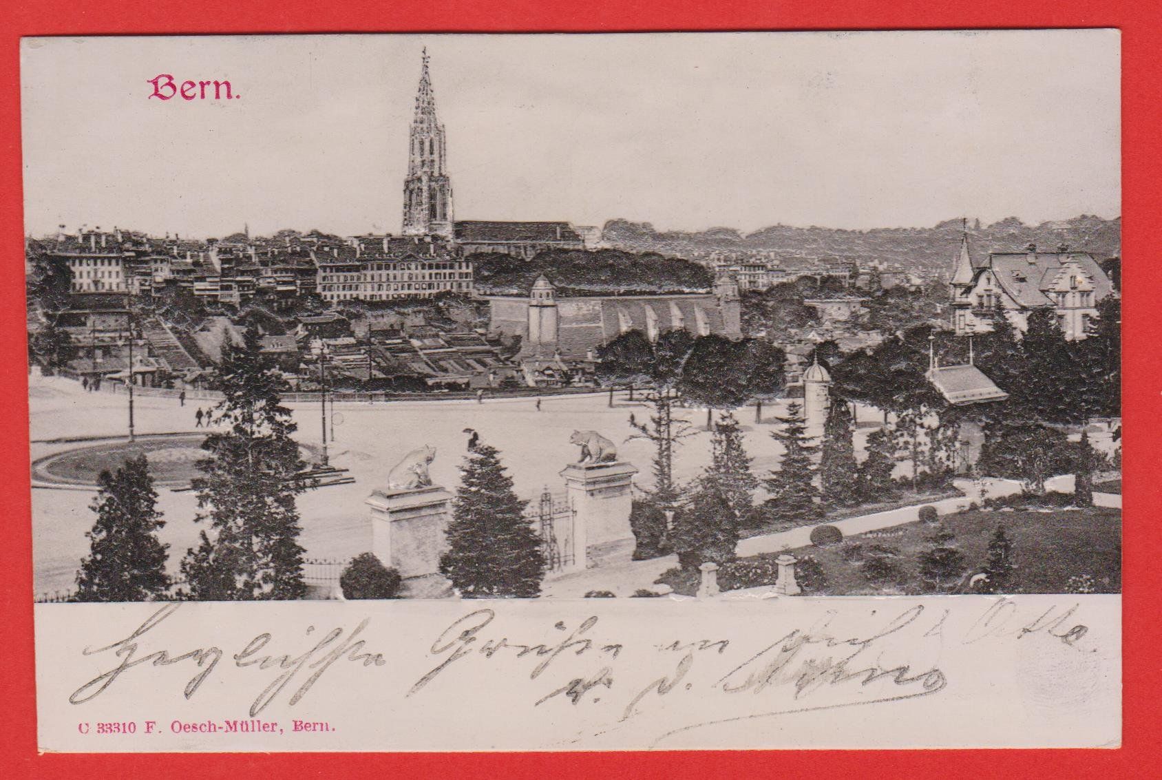 Cartoline postali: BERN Reliefkarte  3-D, Kartonkarte glänzend – Usato da Vitznau venduto da Ropaku