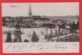 BERN Reliefkarte  3-D, Kartonkarte glänzend