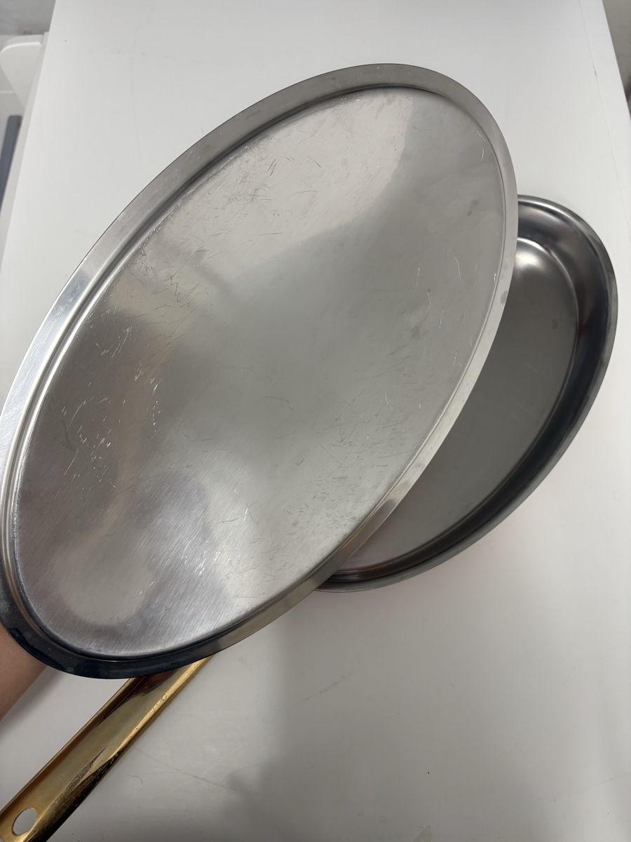 Padelle: Spring - Culinox Kupferpfanne oval mit Deckel – Usato da Ebertswil venduto da shushuj 5