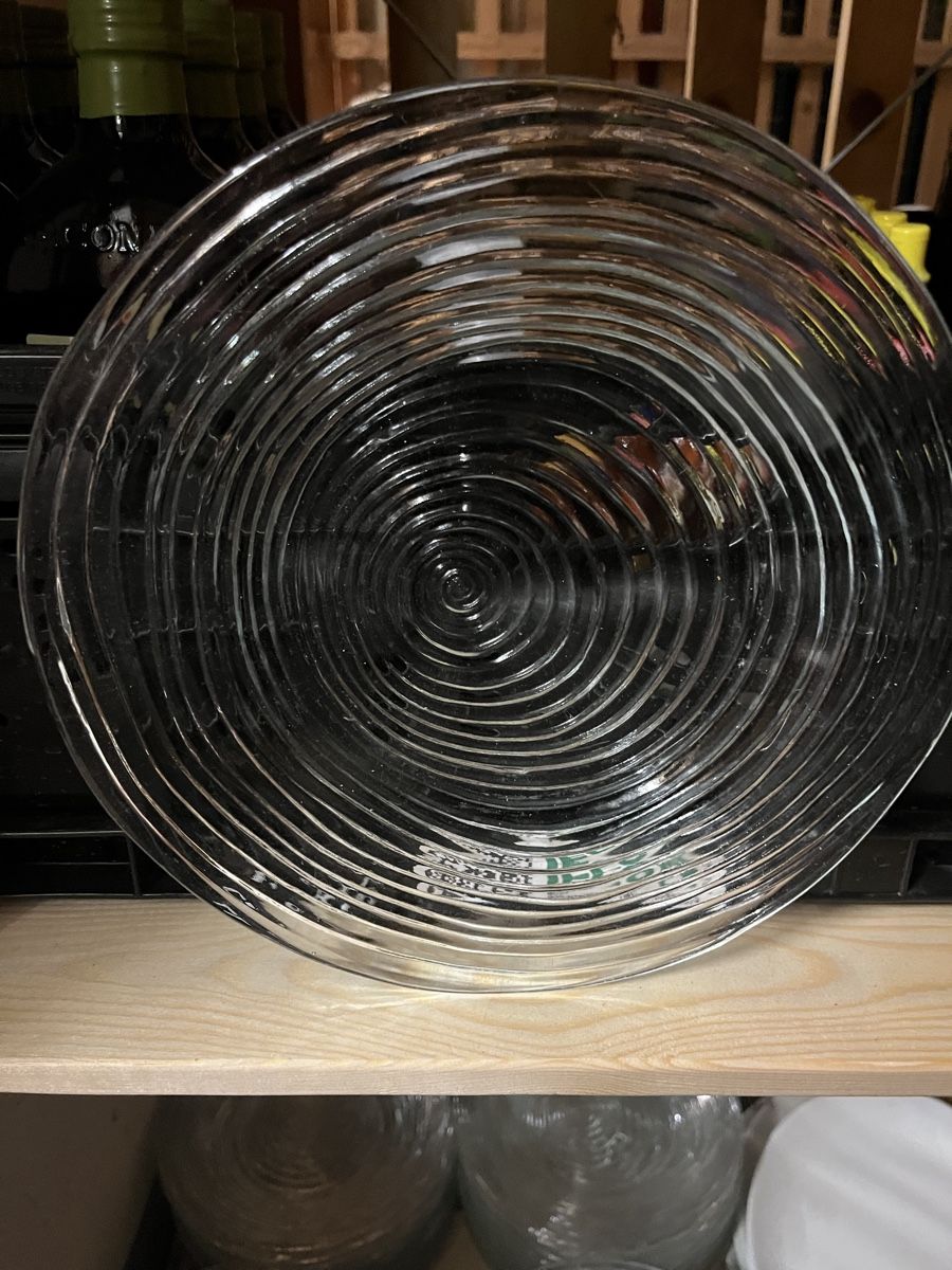 Piatti: Glas-Teller mit Rillenmuster 24 cm Durchmesser Set 54 Stk – Nuovo (secondo la descrizione) da Basel venduto da costeno1 2
