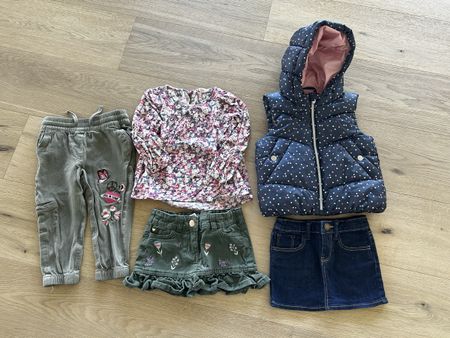 Mädchen Kleider Set 5-teilig 