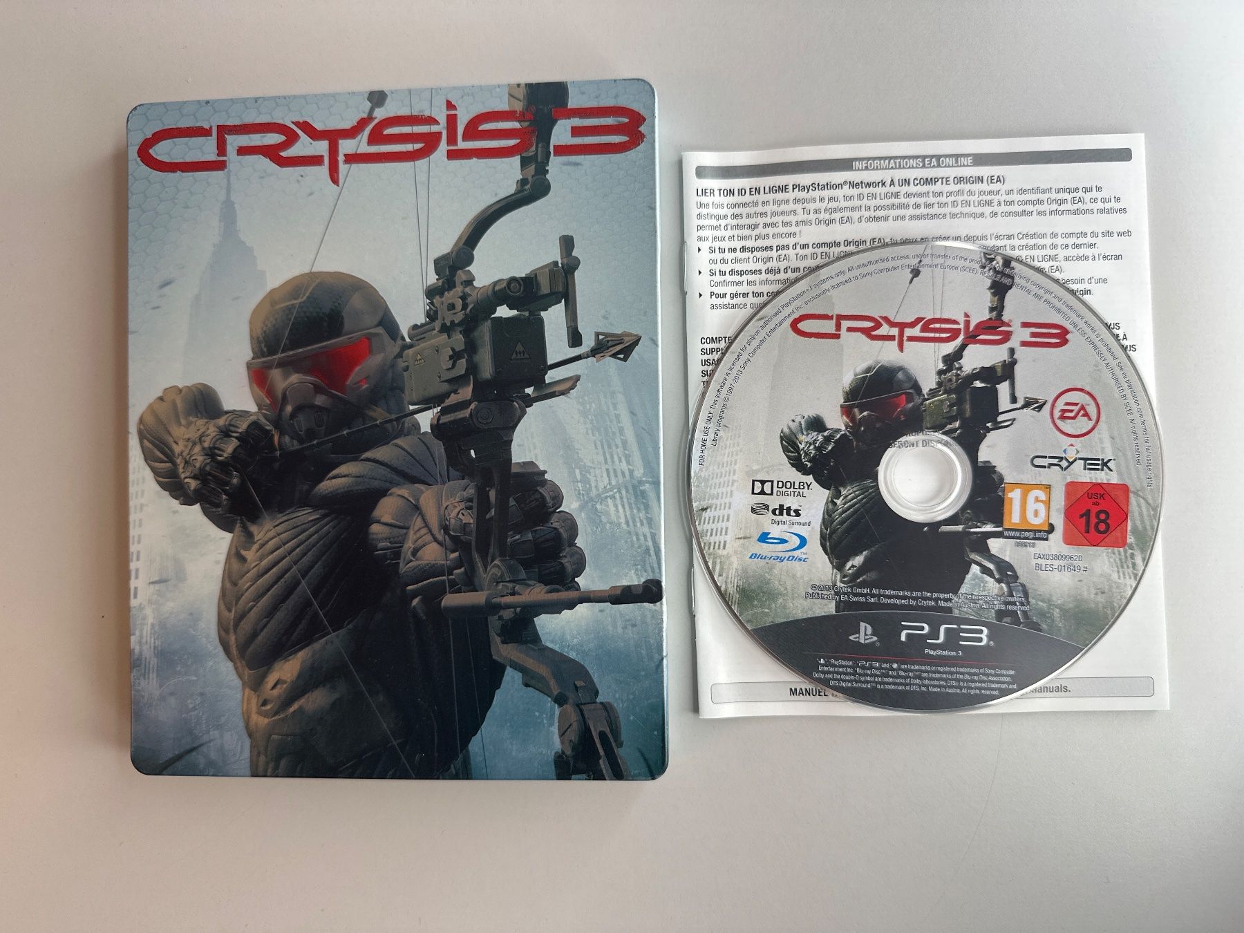 Sony Spiele: Crysis 3 - Steelbox - PS3 – Gebraucht aus St.gallen von taduz