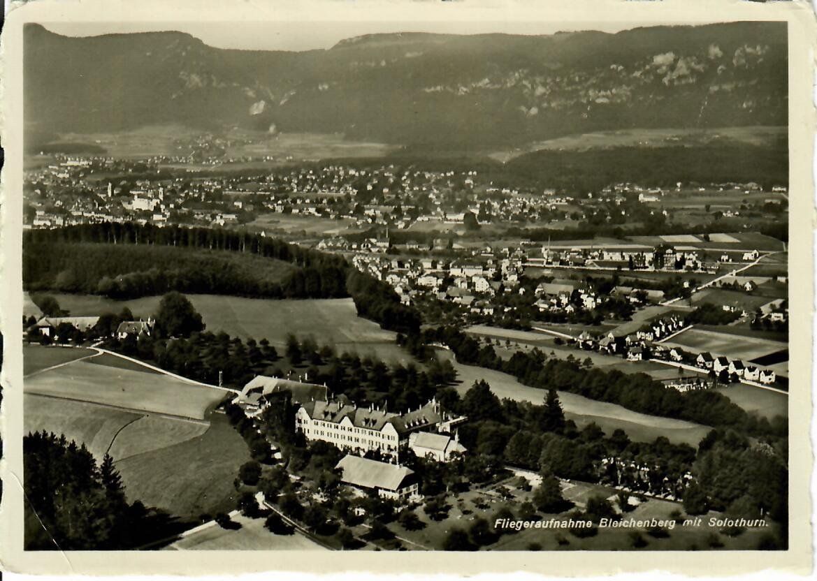 Cartoline postali: Fliegeraufnahme Bleichenberg mit Solothurn  1942 – Usato da Hochdorf venduto da Ziegel-16