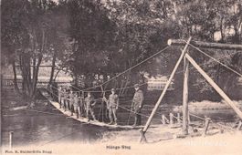 Militär // 1912 Hängesteg Soldaten Armee
