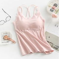 NEUES Top rosa mit BH Polster für Gr. XS & S - 222675