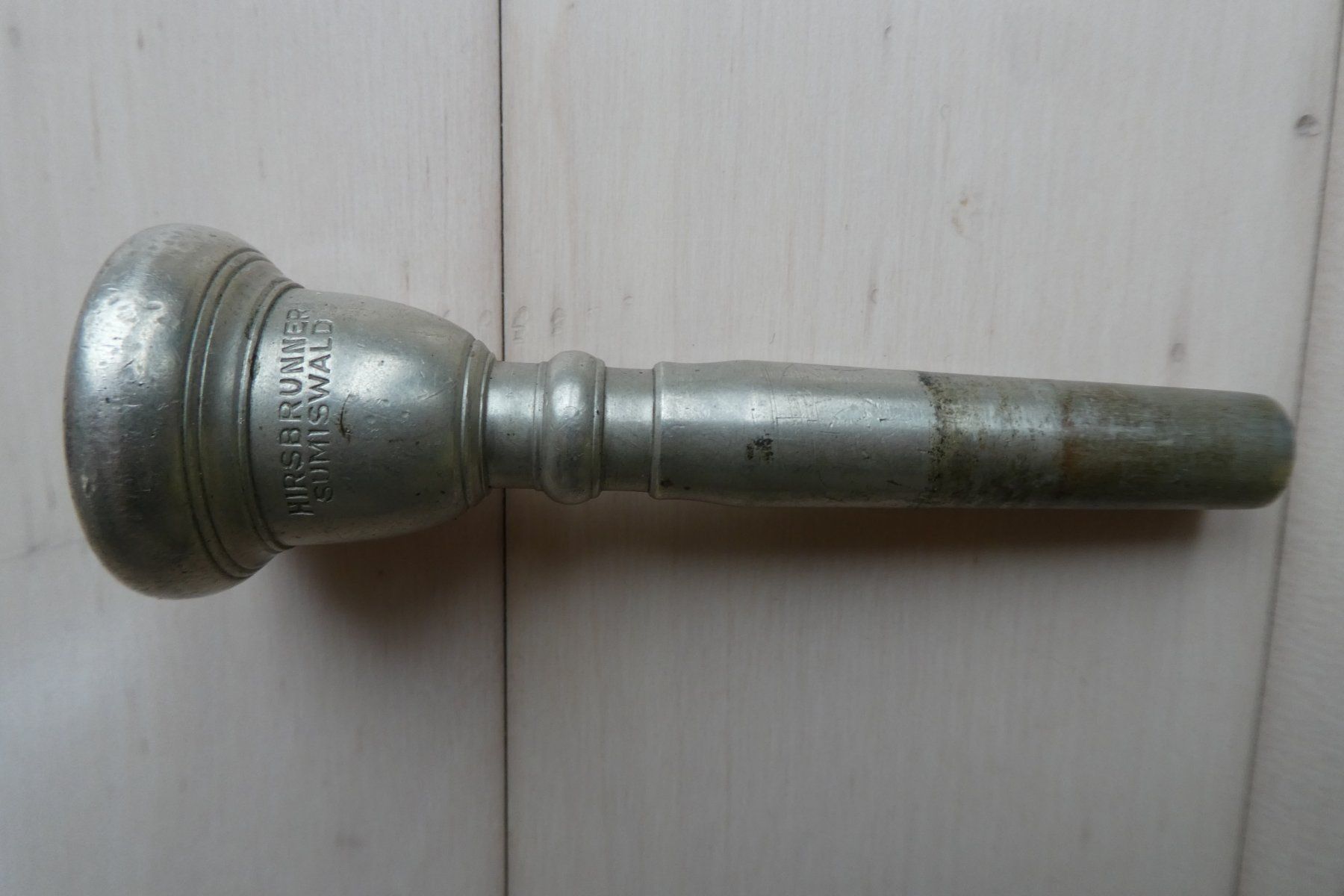 Strumenti musicali: B-Trompete Messing/Silber (Anton Pini 1954) – Usato da Au ZH venduto da Osterhase4 9