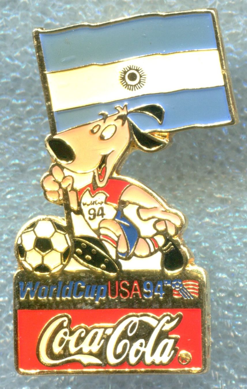 Coca-Cola Plaquettes & Badges: Coca Cola  WM'94  Argentinien – D'occasion à Winterthur par Sammleroase