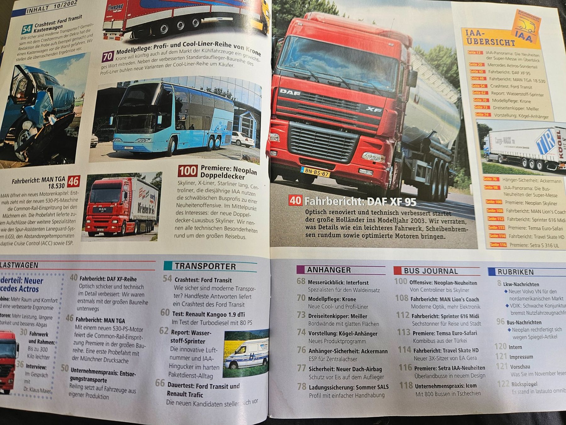 Man Lastwagen: Lastauto Omnibus 10/02 Mercedes Actros DAF XF TGA 18.530 xx – Gebraucht aus Flawil von sr1_f6st 1
