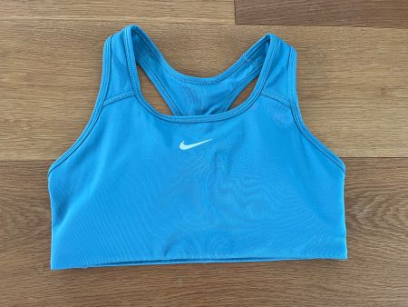 Nike Swoosh Padded Sport BH, Grösse S, Farbe denim