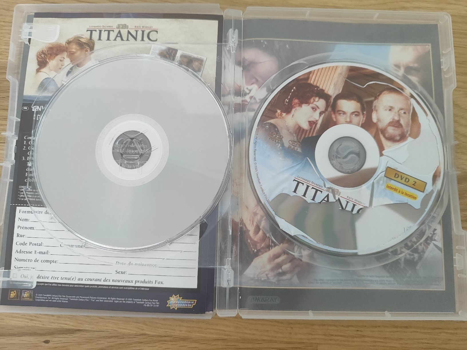 Tutti i DVDs: DVD Titanic édition spéciale – Usato da Vétroz venduto da mrcl01 2