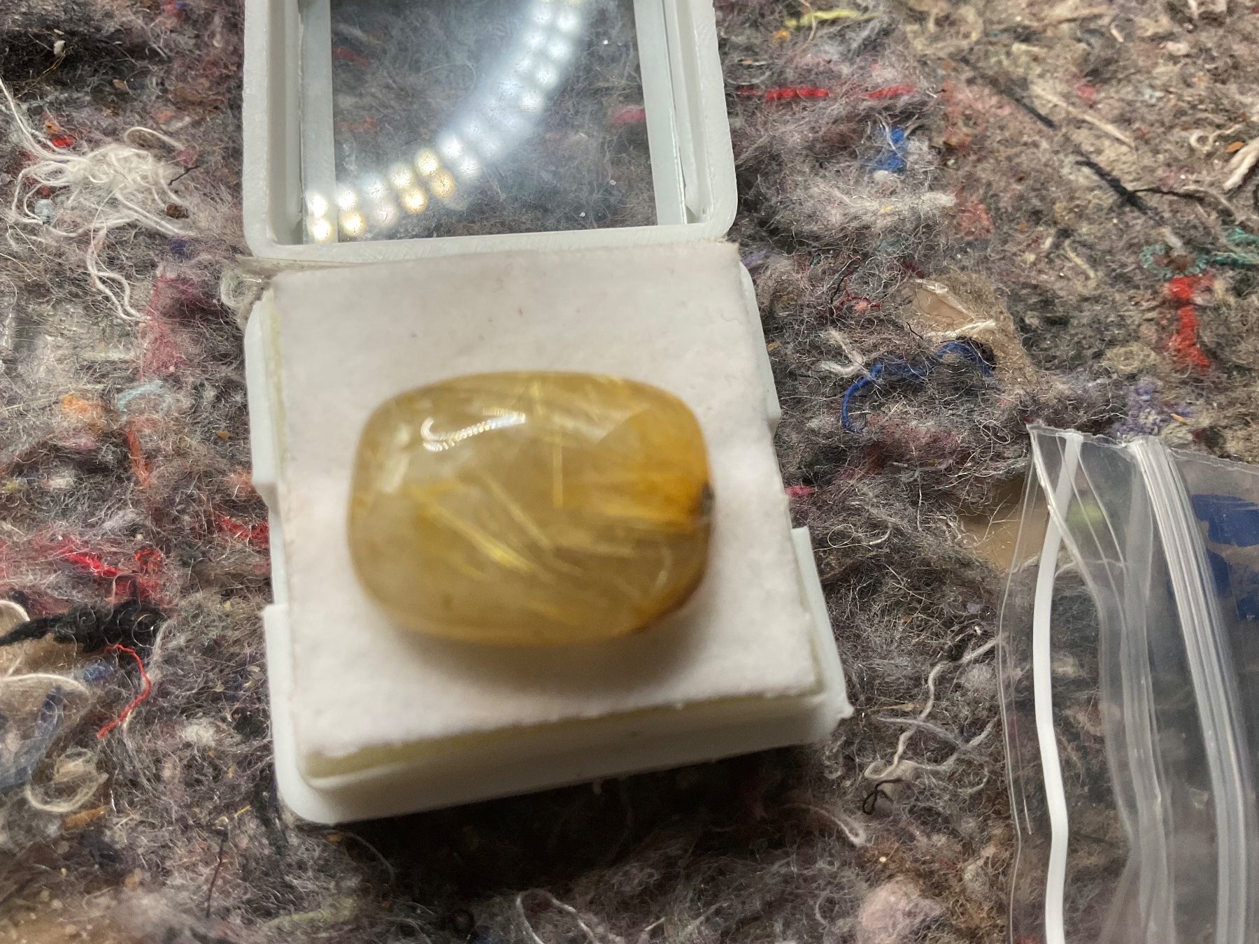 Pietre preziose: Rutilquarz Cabochon – Nuovo (secondo la descrizione) da Luzern venduto da S.Kern01