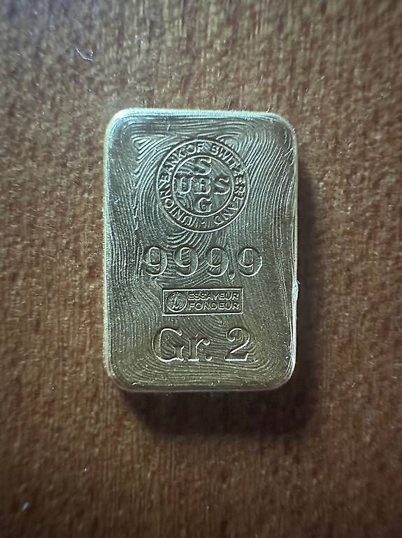 Métaux précieux: Lingot d'or 2G UBS – Neuf avec emballage d'origine à Pringy par Toyotafj 1