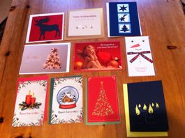 10 Weihnachtskarten