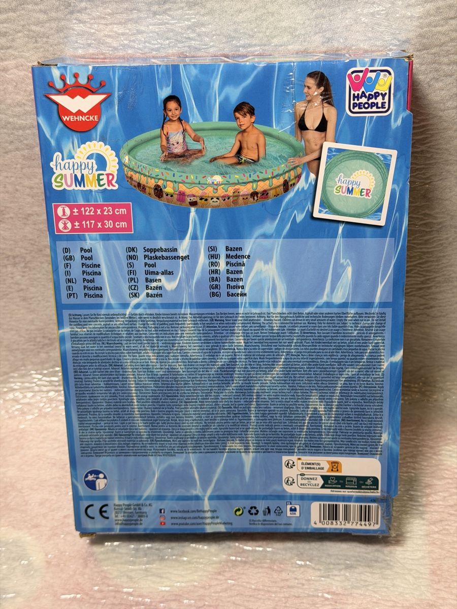 Schwimmbad: Kinderpool ca 122x23cm Neu und OVP – Neu und originalverpackt aus Schaffhausen von wolker217 1