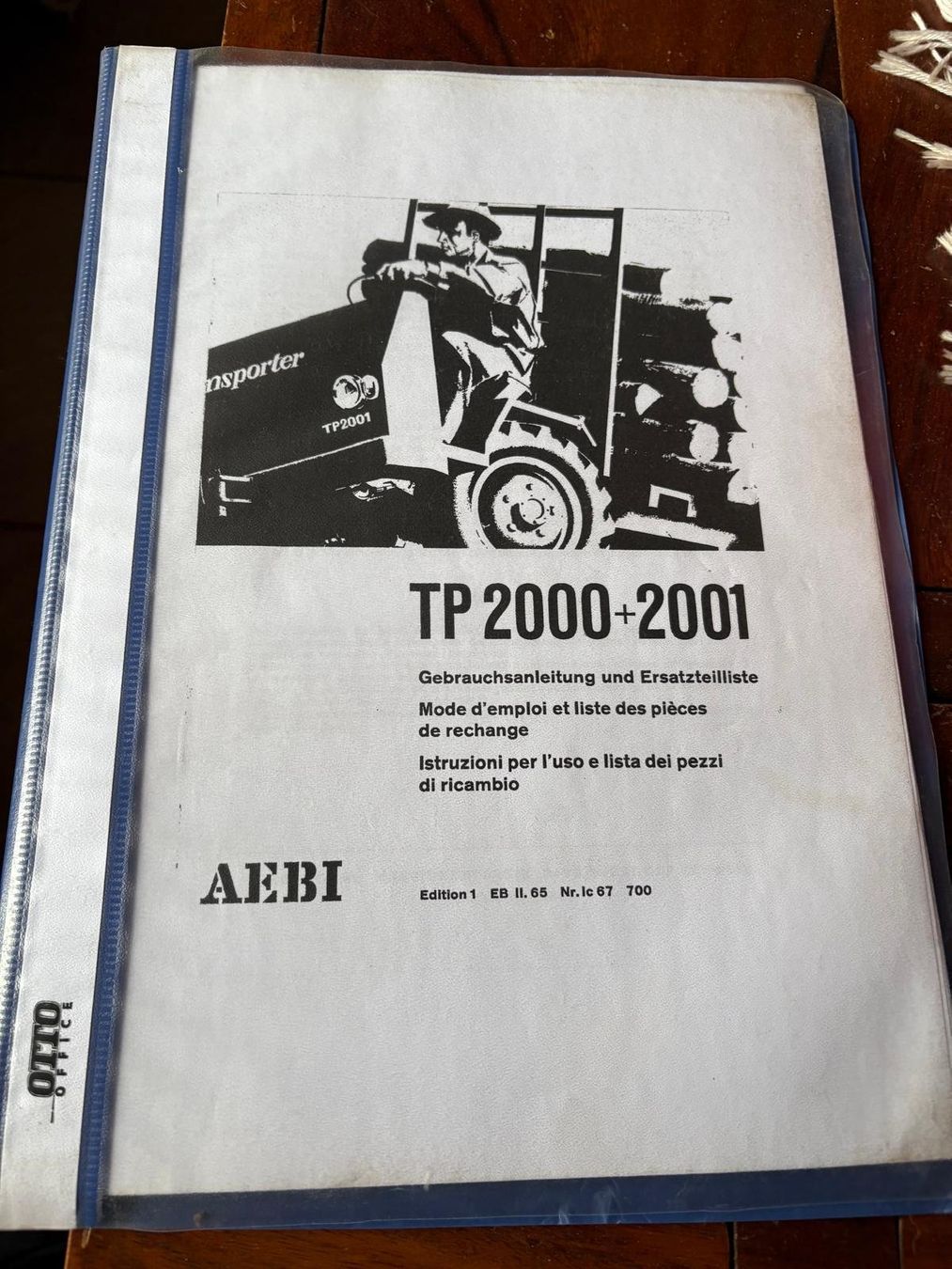 Aebi Trattori: AEBI Transporter 1965 – Usato da Meride venduto da AlanS 6