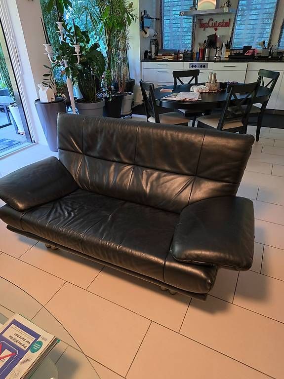 Divani: 2 sofa Leder schwarz ROLF BENZ  – Usato da Allschwil venduto da fab_f6bm 1