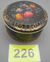 Vintage Blechdose Dose mit Blumenmuster. Nr. 226