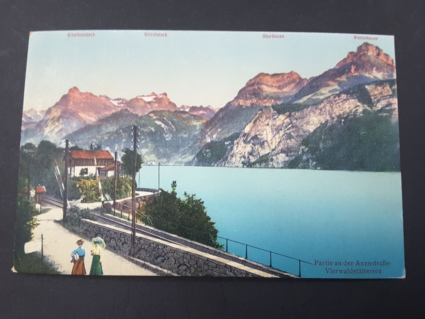 Cartoline postali: AK SZ Partie an der Axenstrasse – Usato da Reichenburg venduto da Pipo-67