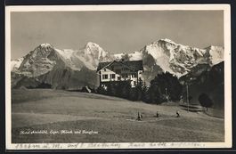 Beatenberg, Hotel Amisbühl mit Eiger, M