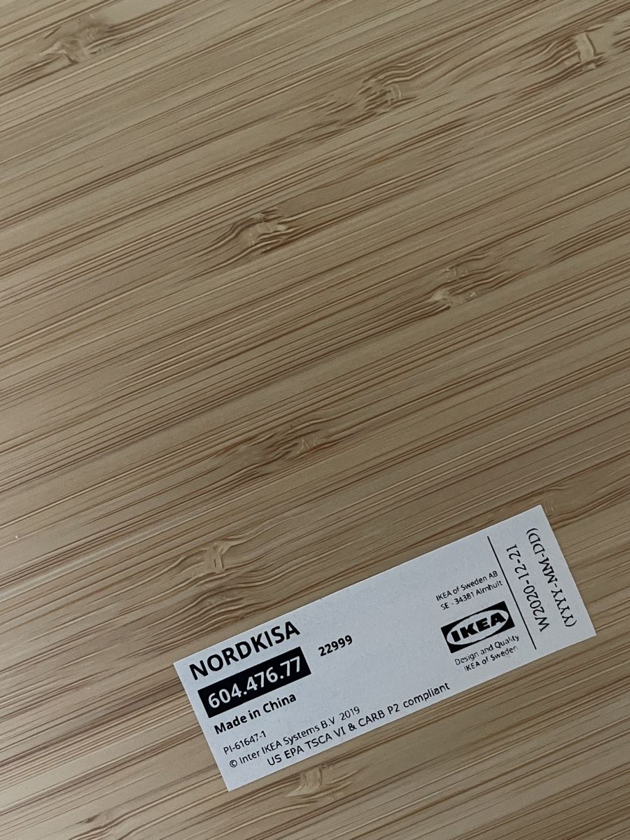 Ikea Comodini: NORDKISA Nachttisch Bambus – Usato da Luzern venduto da joa_dn72 1