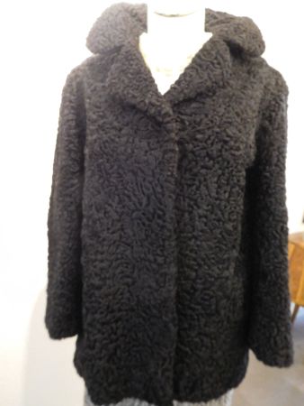 Tolle warme Persianer Pelz Jacke Gr. M Fell Jacke NEU