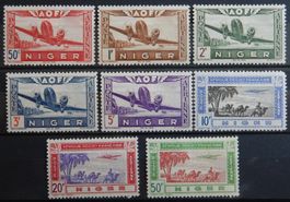 Niger Franz. Kolonie Kat. 111-118 * 1942