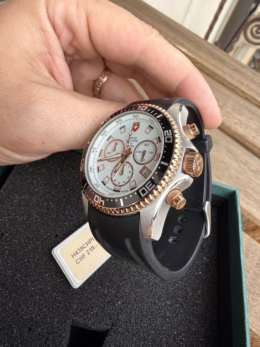 Swiss Military Orologi: Swiss Militaire CHRONO Quartz. New – Nuovo e nell'imballaggio originale da Genève venduto da STB_GE