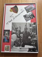 FC Basel Bild Karl Odermatt Autogramm gerahmt