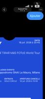 Ticket gold circle bad bunny 18.07 Milan
